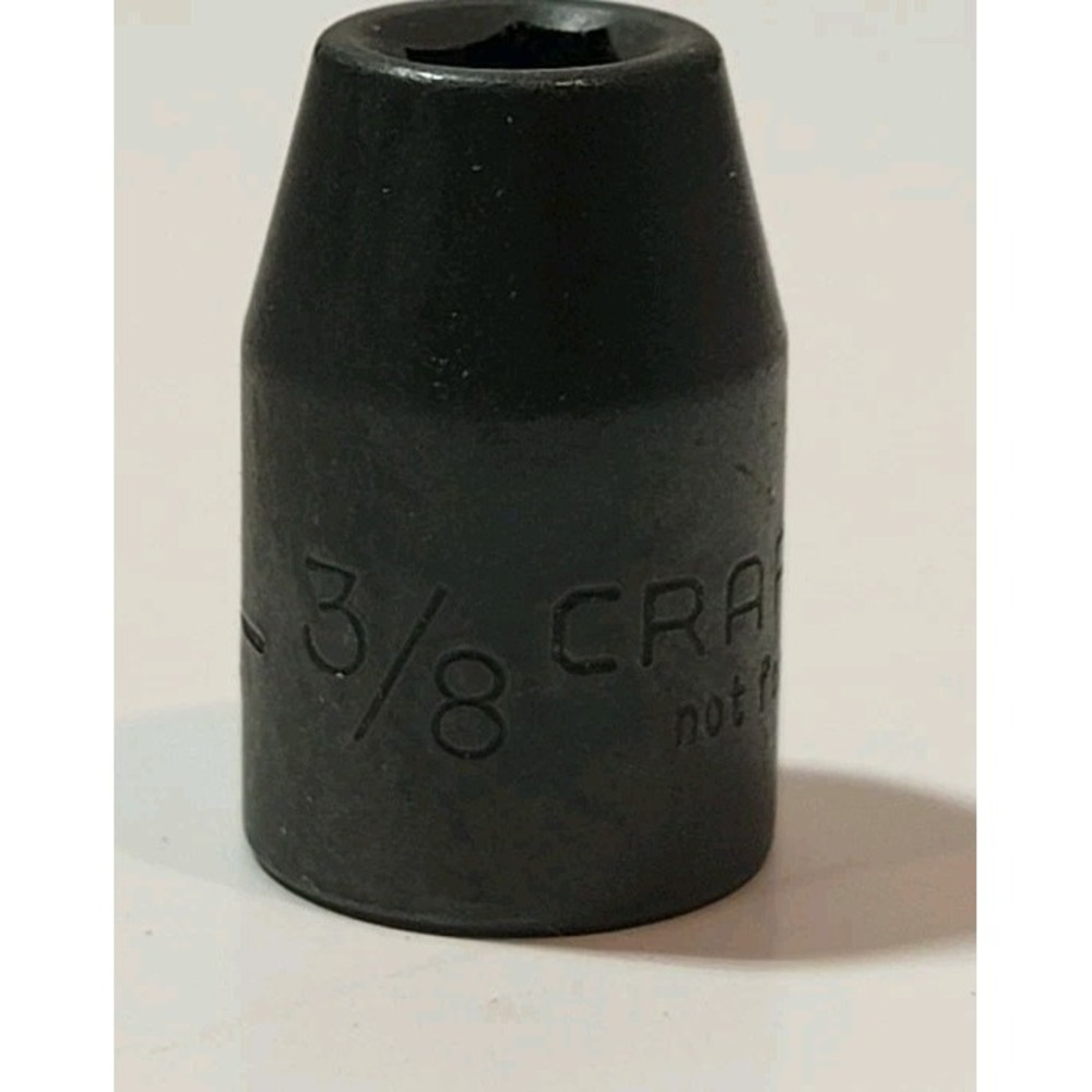 Craftsman Black 3/8"‎ 6PT 3/8 Drive Shallow Impact Socket L-AD #44573